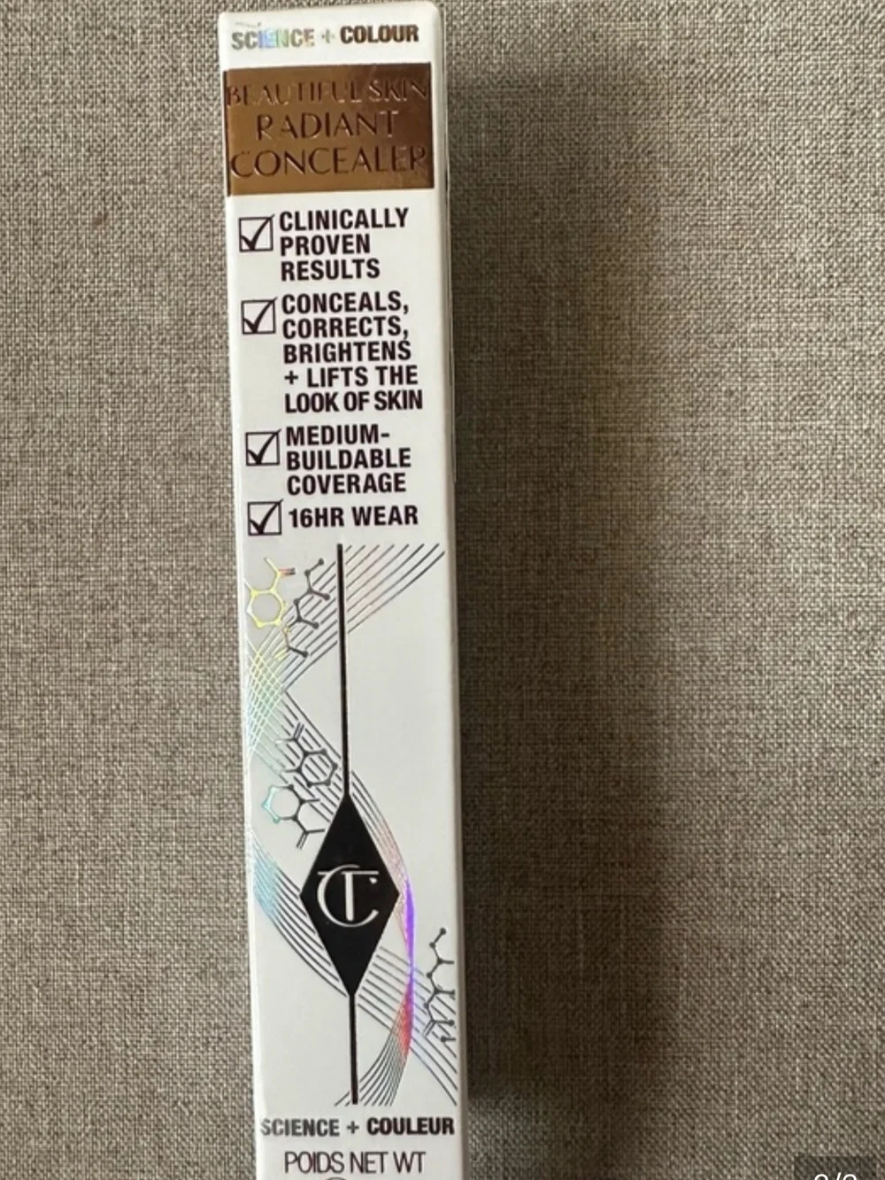 Charlotte Tilbury Radiant Concealer In Shade 13 Deep Fonce NIB